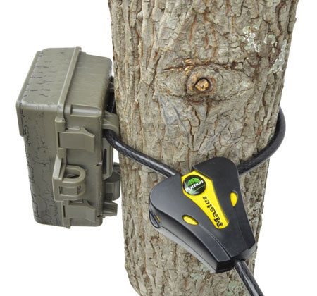 Master Lock Python 6-Foot Security Cable - Heavy Duty Black Steel Locking Cable for Laptops, Bikes, and Outdoor Equipment - Secure Your Valuables at Home, Office, or Travel