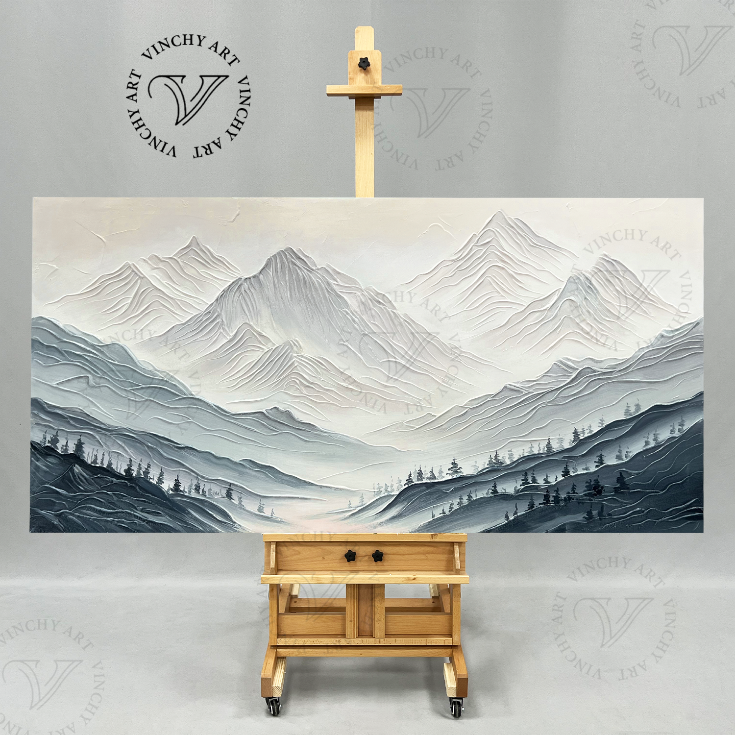 Custom Size Plaster Art - Minimalist Textured Wall Painting for Modern Home Decor #MM255 | Perfect for Living Room, Bedroom & Office Spaces