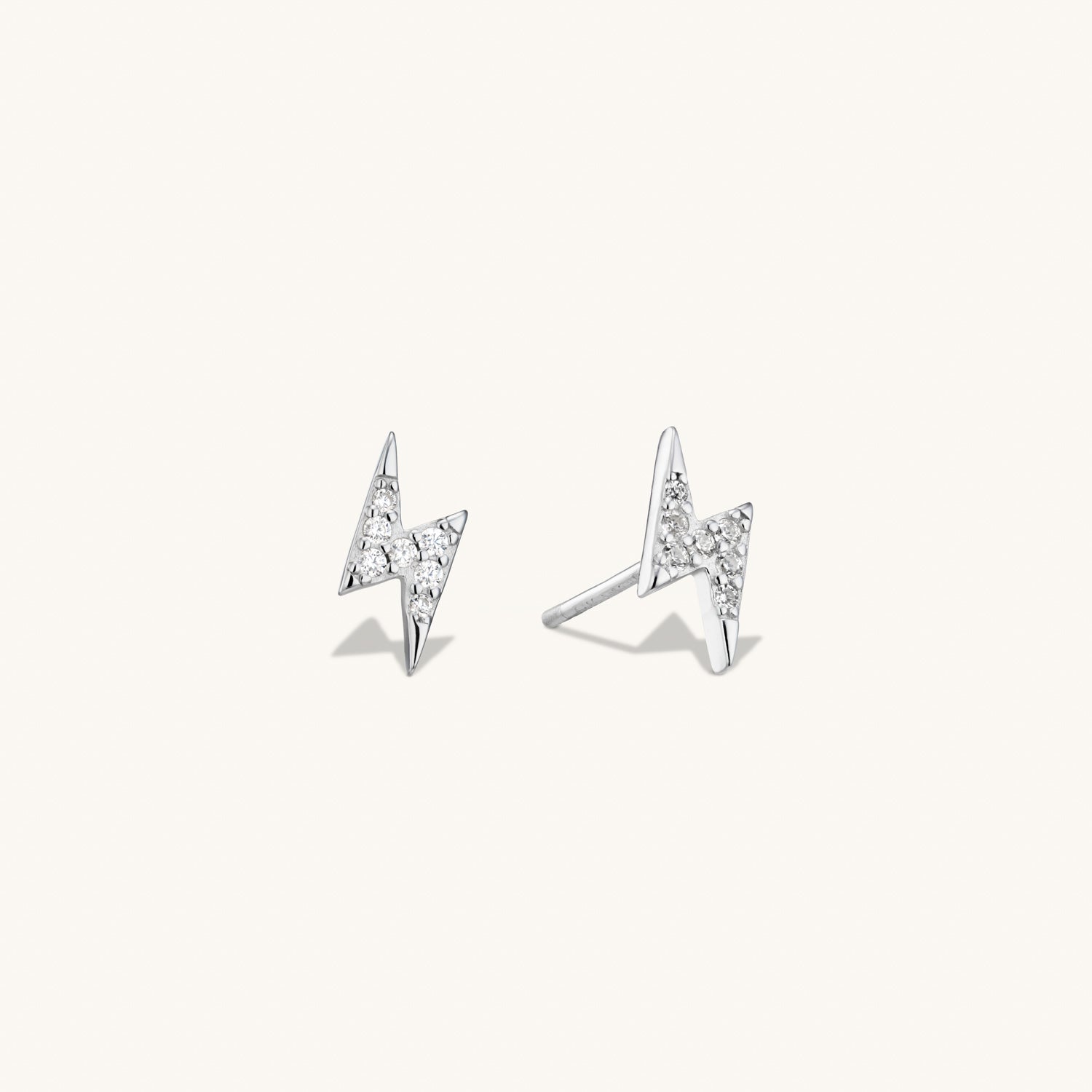 Silver Lighting Studs - Elegant & Durable Earrings for Women, Perfect for Parties, Weddings & Everyday Wear
