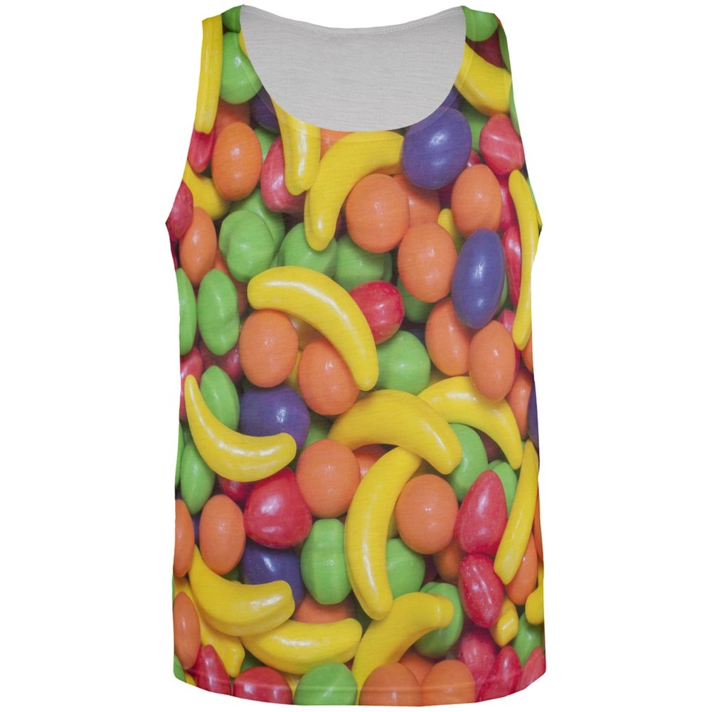 Old Glory Patriotic Fruit Candy Print Women's Tank Top - Perfect for 4th of July, BBQ Parties & Summer Outfits