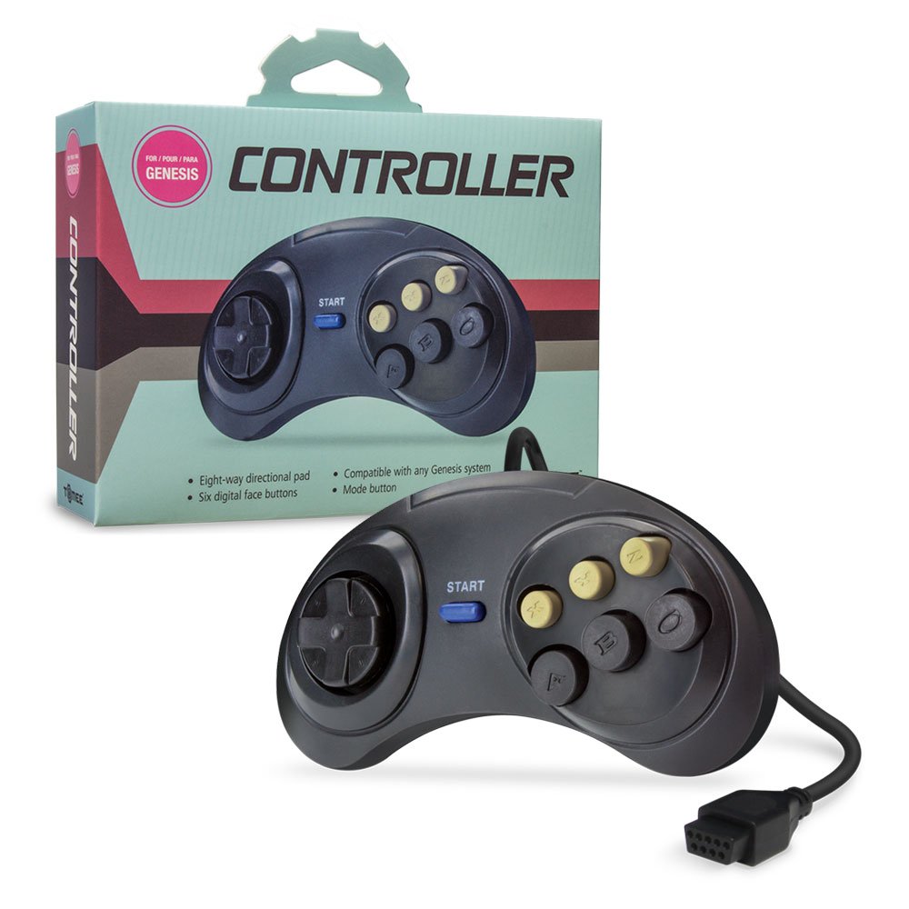 Tomee Wireless Gaming Controller for Genesis - Ergonomic Design with Dual Joysticks & Vibration Feedback - Perfect for Retro Gaming, Home Entertainment, and Multiplayer Fun