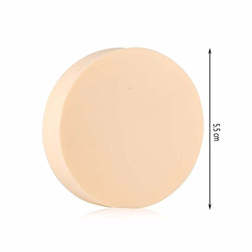 Liv'Oliv Flawless Foundation Applicator Sponge - Premium Makeup Blending Sponge for Liquid & Powder Cosmetics | Soft Round Beauty Sponge Puff for Flawless Coverage | Perfect for Daily Makeup & Professional Use
