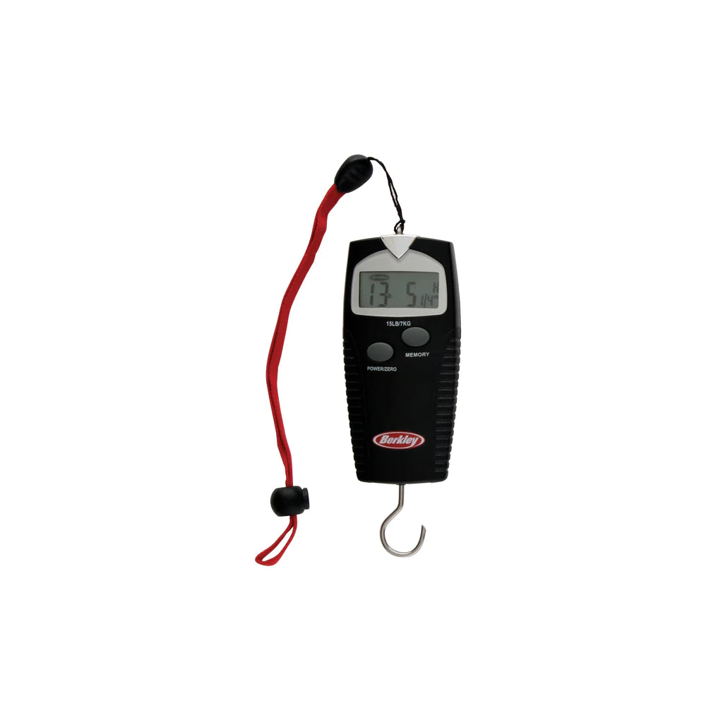 Berkley Tournament Scale 15 LB Digital Fishing Scale - Accurate Weight Measurement for Tournaments, Fishing, and Outdoor Activities