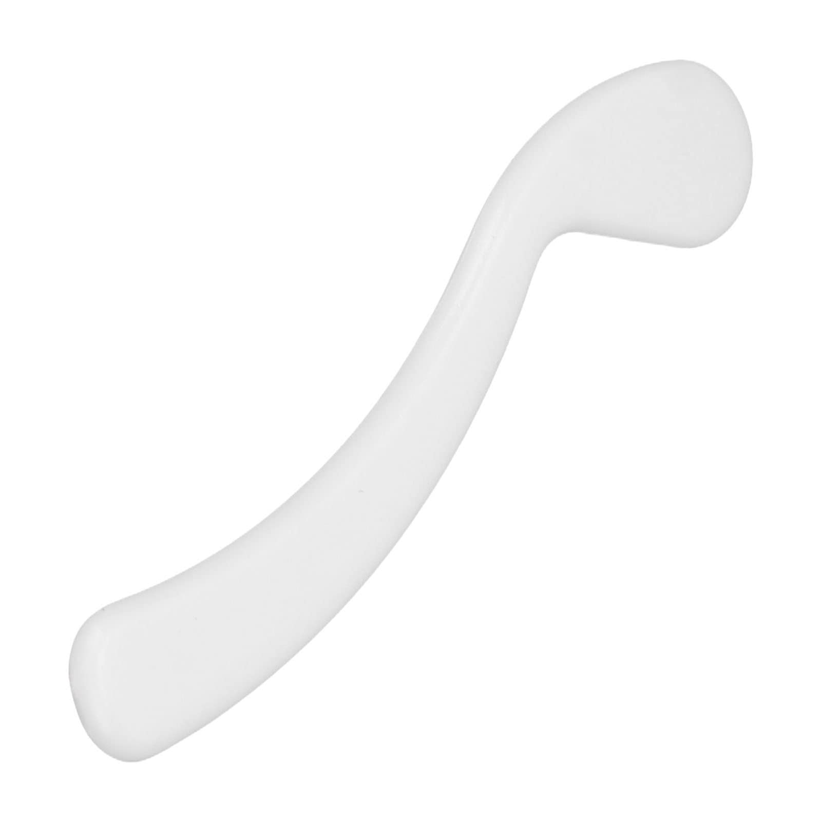 50pcs Mini Cosmetic Spatulas - Curved Tip Makeup Applicators for Eye Cream & Facial Masks