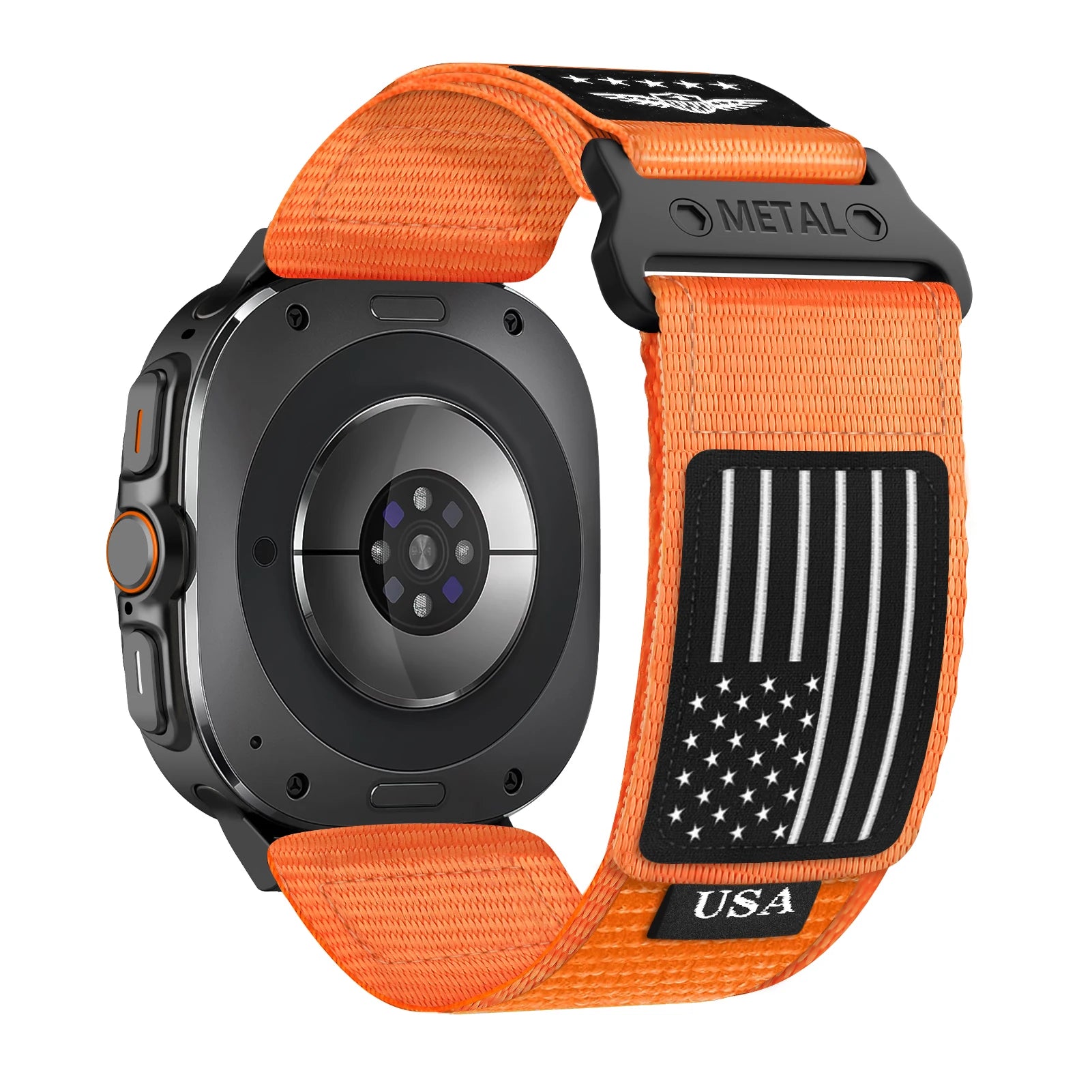 Durable Nylon Military Strap for Samsung Galaxy Watch Ultra - Tactical Watch Band for Outdoor, Hiking, and Adventure Activities