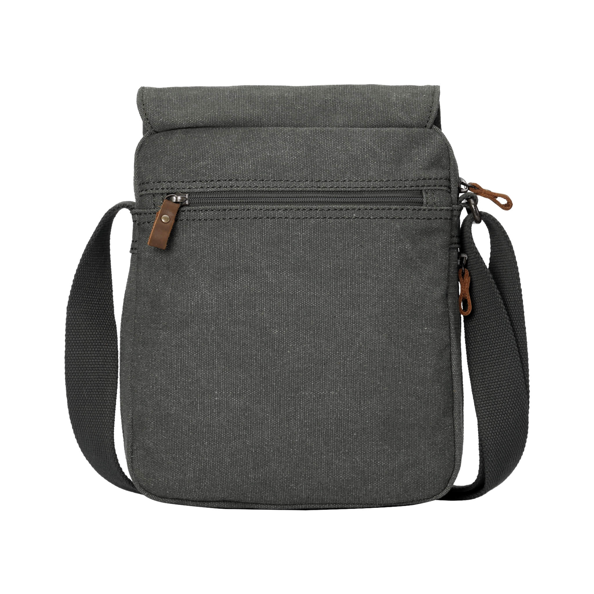 Troop London Classic Canvas Crossbody Bag - Stylish & Durable Messenger Bag for Men & Women - Perfect for Travel, Work & Everyday Use