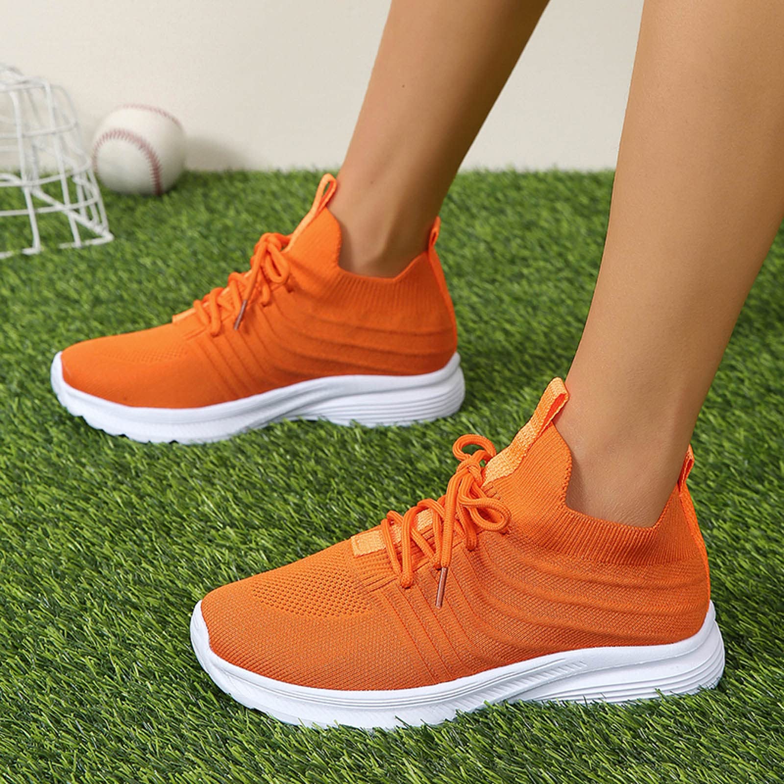 Women's Slip-On Walking Shoes - Lightweight Breathable Running Sneakers for Casual, Workout & Tennis | Perfect for Gym, Jogging & Daily Wear
