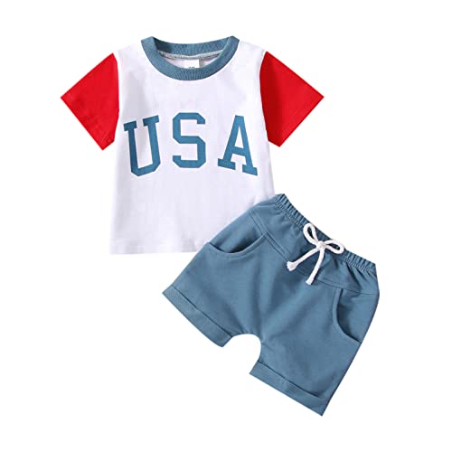 Boys Summer Shorts Set - Floral Shirt & Bermuda Shorts for Toddlers - Beach & Play Outfits