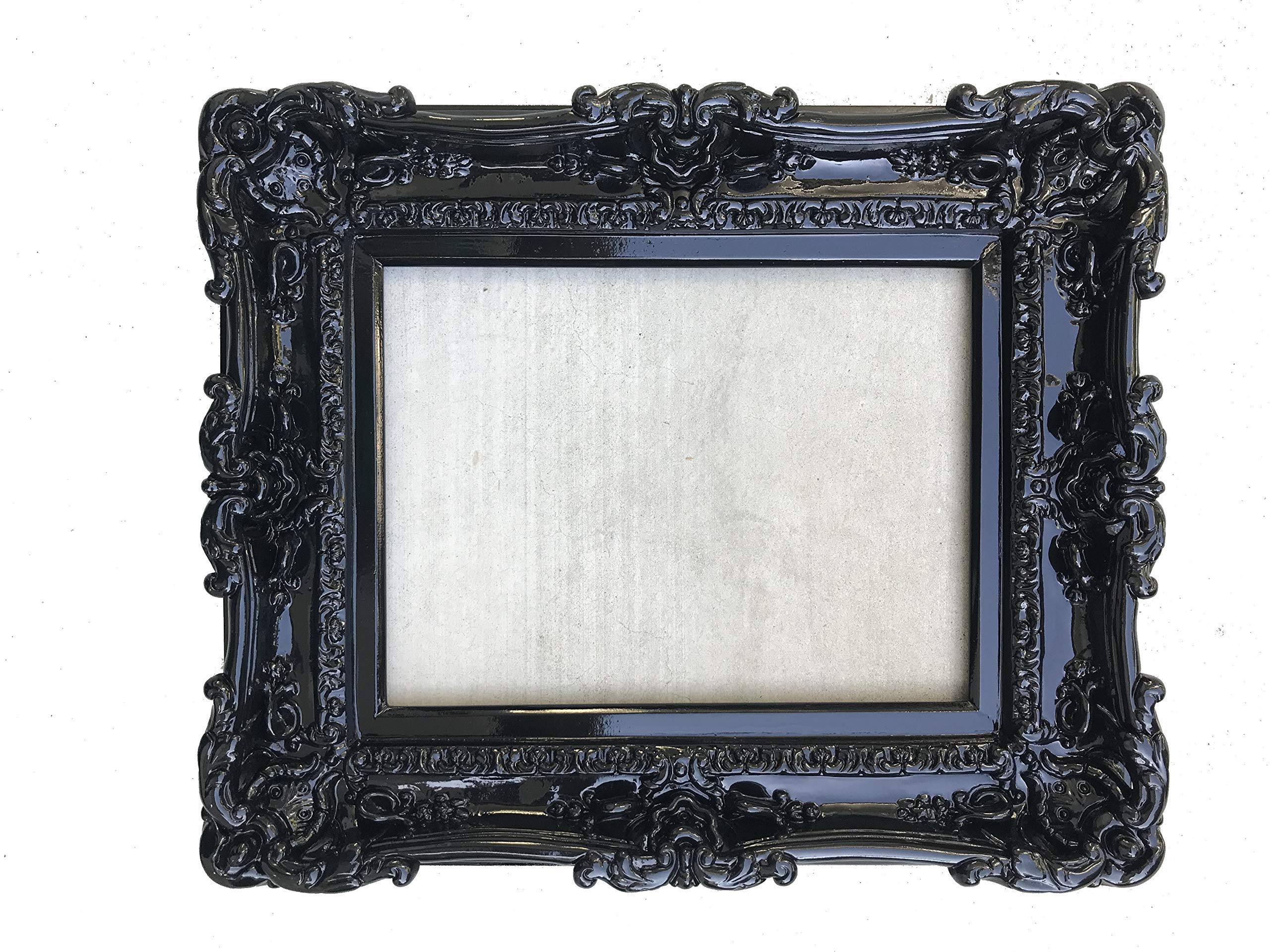 12x16 Black Baroque Style Picture Frame - Elegant Art Wall Decor for Wedding Gifts, Home & Office Display (Perfect for Portraits, Photos & Artwork)