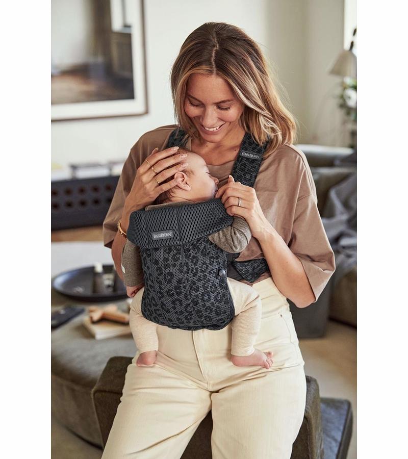 BabyBjorn Baby Carrier Mini 3D Mesh - Lightweight & Breathable Infant Carrier for Newborns to Toddlers - Perfect for Travel, Hiking & Everyday Use