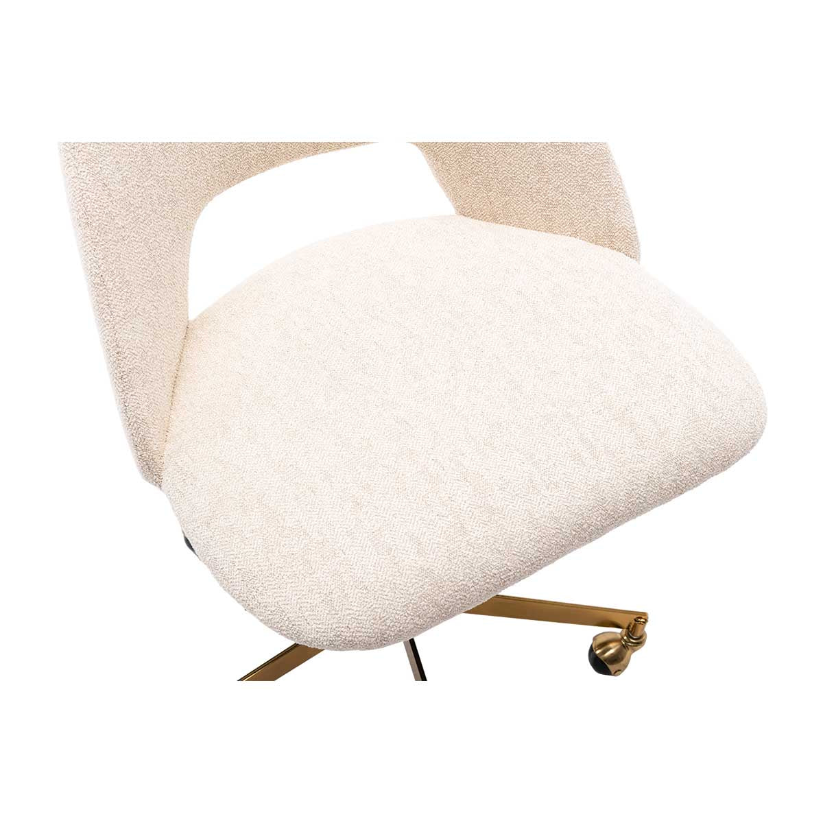 Belmont Fabric Office Chair - Ergonomic Desk Chair with Adjustable Height & Lumbar Support for Home & Office Workspaces