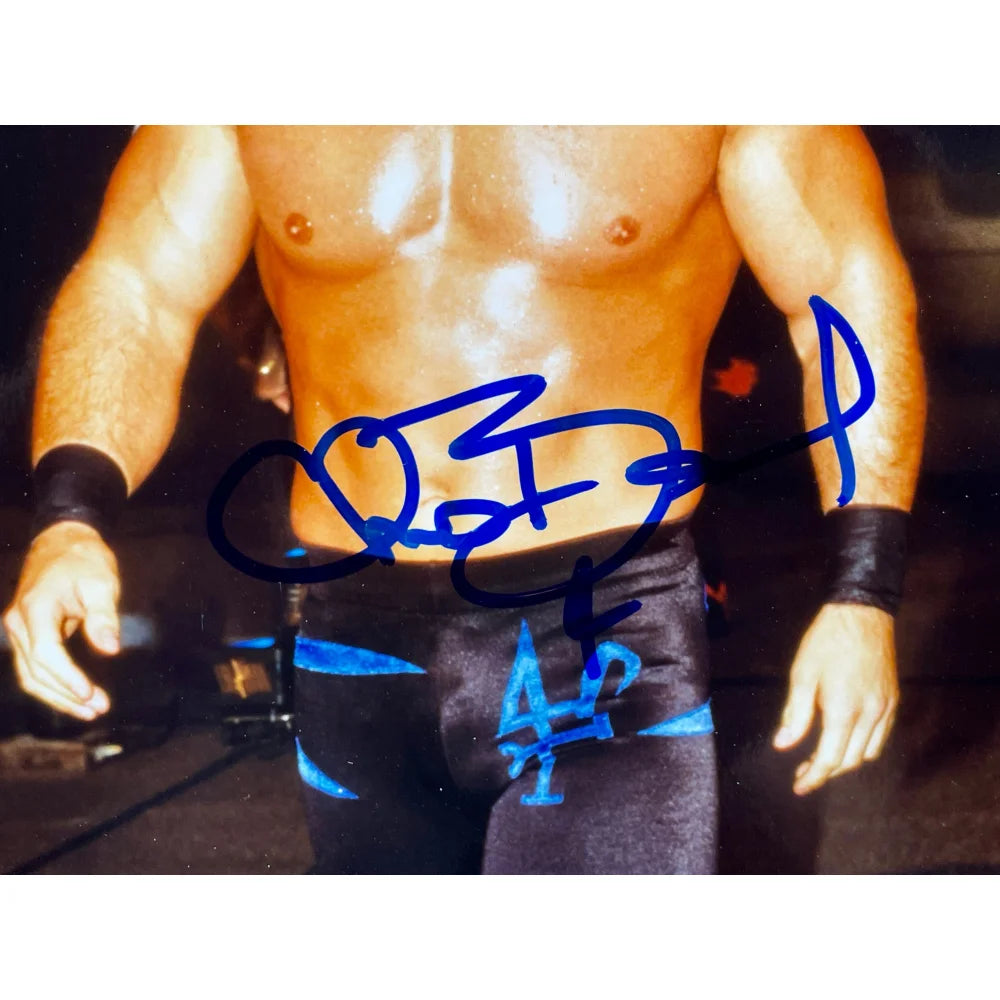 Chris Benoit Autographed 8x10 Photo Collage Framed with JSA COA - Signed WWE WWF WCW ECW Wrestling Memorabilia - Perfect for Collectors, Man Cave Decor, and Wrestling Fan Gifts
