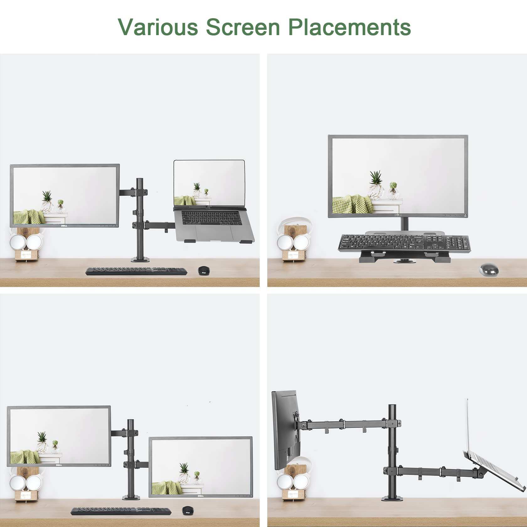 Fully Adjustable Monitor and Laptop Mount Stand for 13