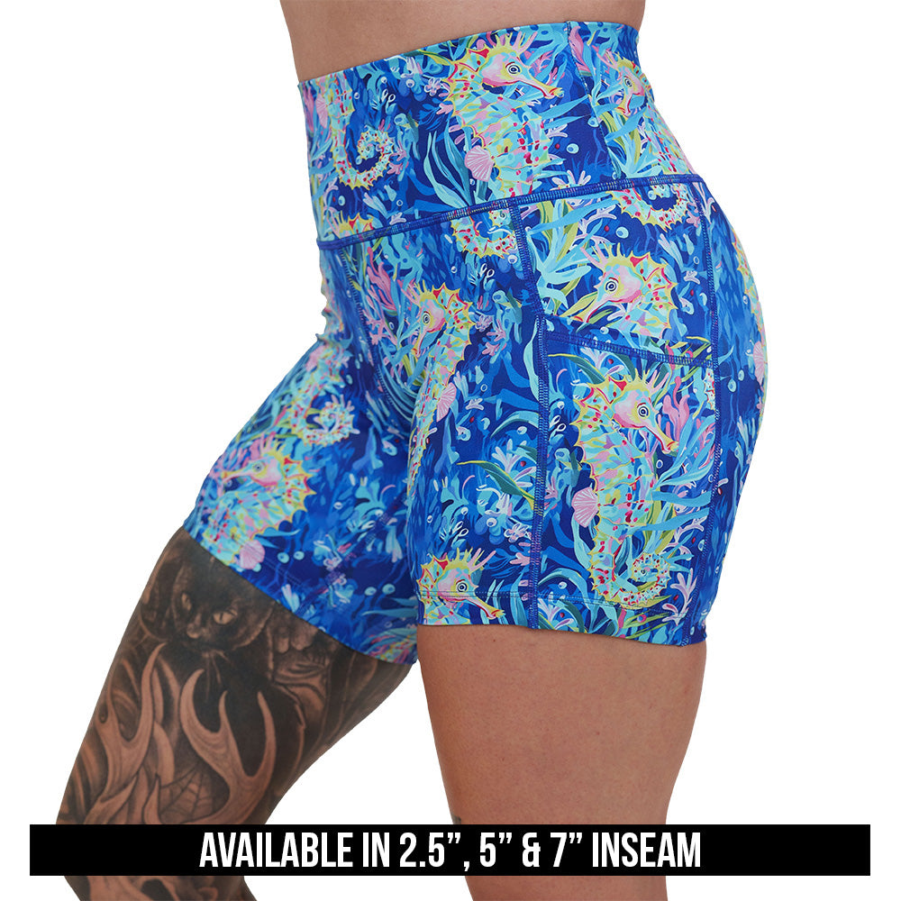 Men's Casual Shorts - Ocean Blue Quick-Dry Comfortable Athletic Shorts for Running, Gym, and Outdoor Activities