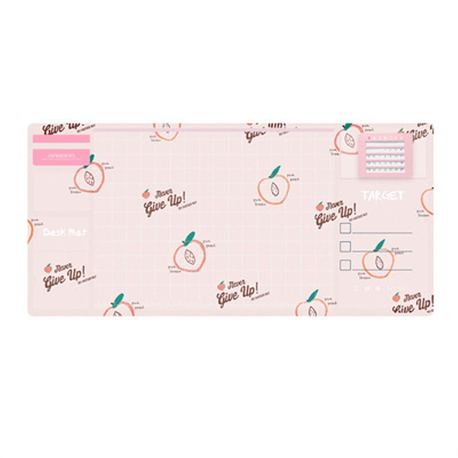 Cute PU Leather Mouse Pad with Cartoon Pattern - Large Desk Mat for Office & Laptop, Desk Organizer with Calendar - Perfect for Work, Gaming & Home Office (Color C)