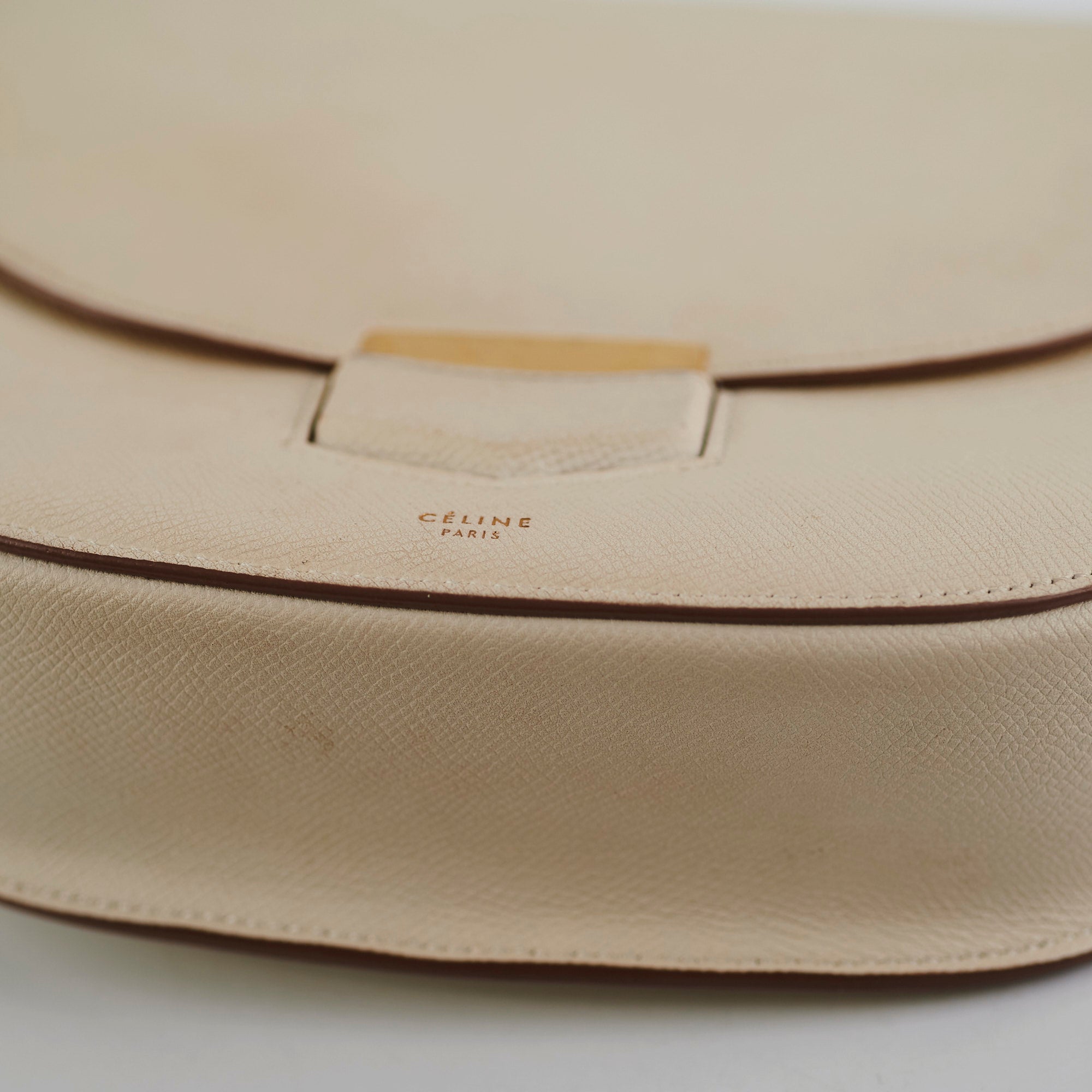 Celine Trutteur Medium Calfskin Crossbody Bag for Women - Luxury Leather Shoulder Purse for Everyday Use, Work & Travel