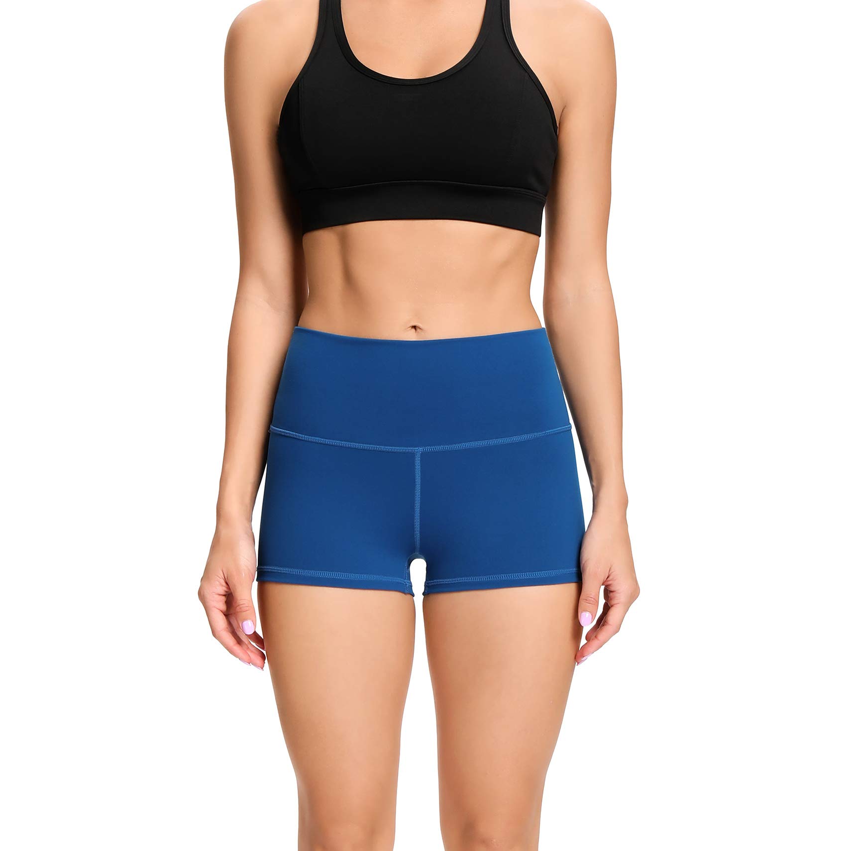 LXNMGO High Waist Yoga Shorts for Women - 2