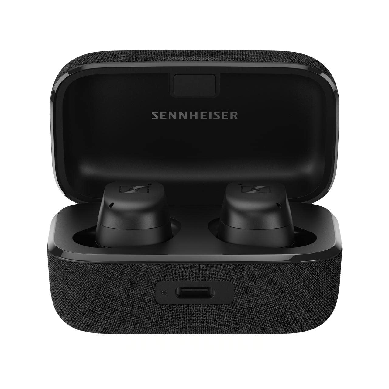 Sennheiser Momentum True Wireless 3 Bluetooth Earbuds with ANC, Multipoint Connectivity & 28H Battery - IPX4 Waterproof, Qi Wireless Charging - Premium Noise Cancelling In-Ear Headphones for Music, Calls, Workouts & Travel (Black)