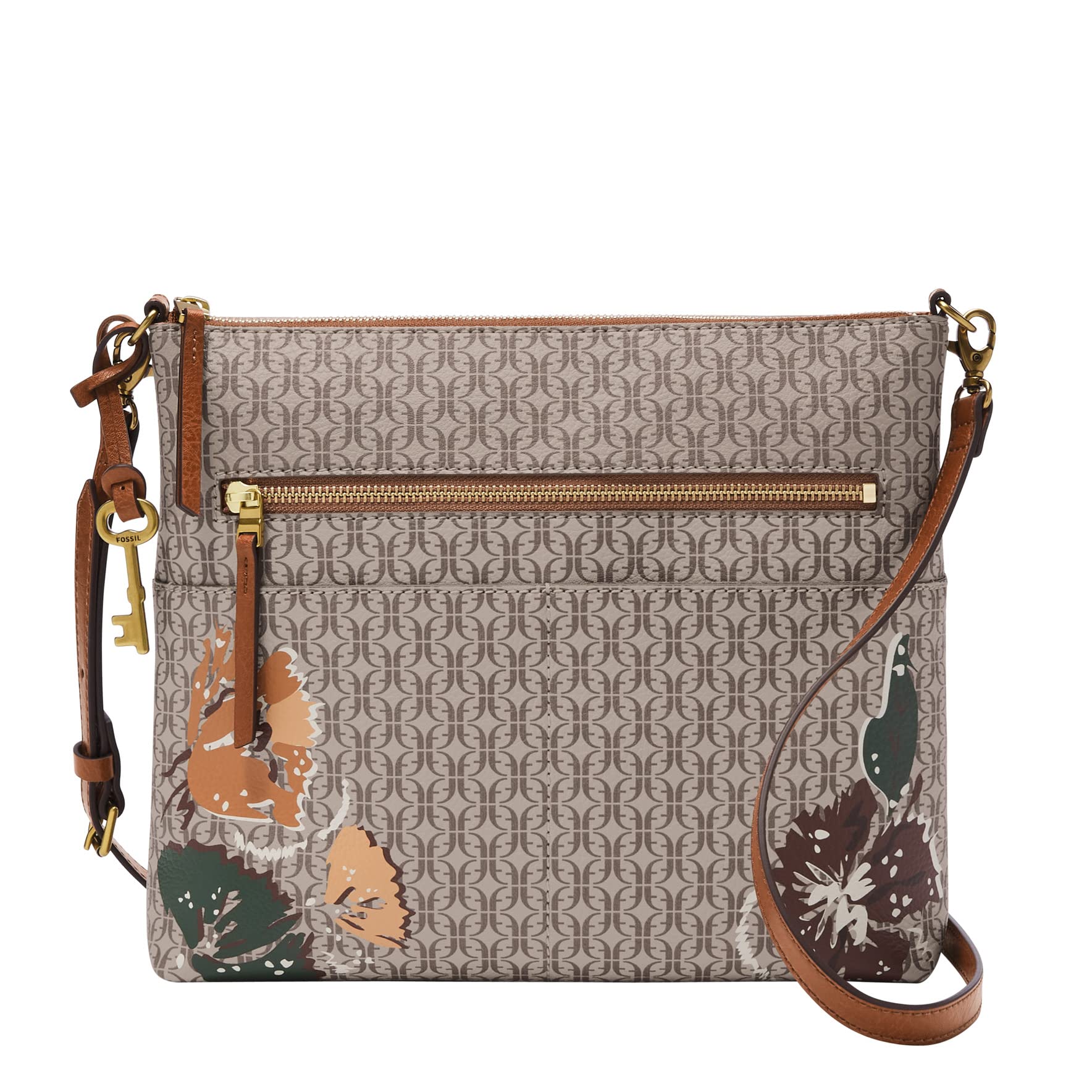 Fossil Women's Fiona Large Crossbody Purse Handbag - Stylish Leather Shoulder Bag for Everyday Use, Work & Travel