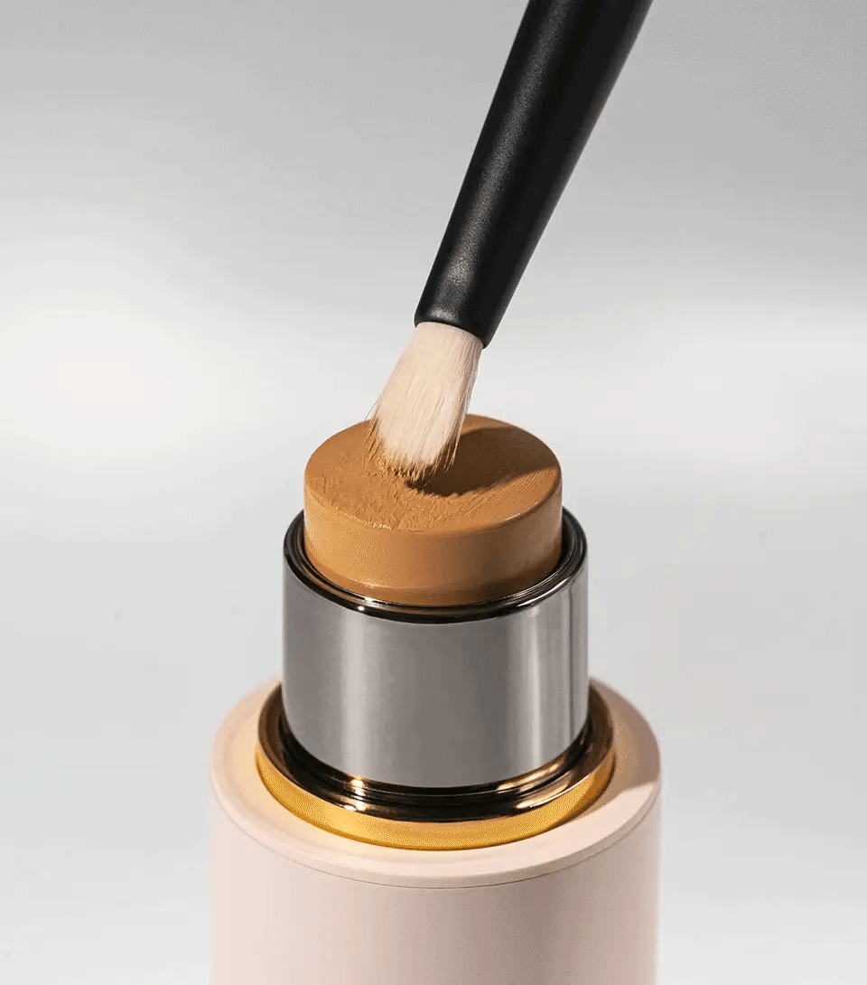 Spot Check Brush - Professional Makeup Brush for Precise Application - Perfect for Contouring, Highlighting & Detail Work