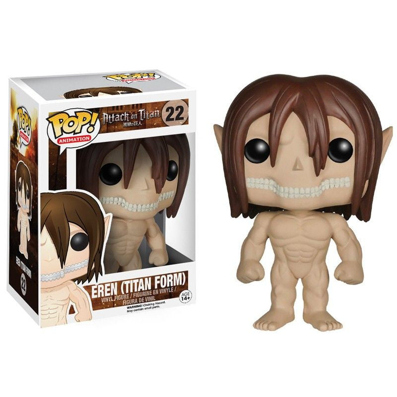 Attack on Titan Pop! Vinyl Figure - Eren Yeager Titan Form - Anime Collectible for Fans & Gift Idea - Perfect for Display, Cosplay & Themed Parties