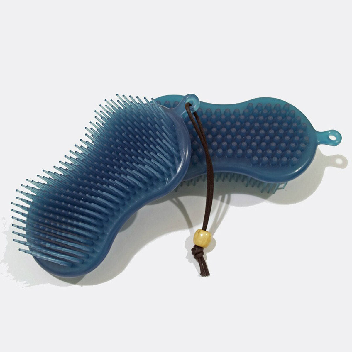 Eco Pure Jelly Rubber Two-Sided Wonder Brush - Soft Silicone Cleaning Brush for Kitchen, Bathroom & Car Detailing - Non-Scratch Scrubber for Dishes, Tiles & Glass