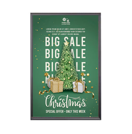 36x84 Large Poster Frame - Wide Face Display with Swing Frame for Wall Art, Photos, and Posters - Perfect for Home, Office, and Gallery Decor