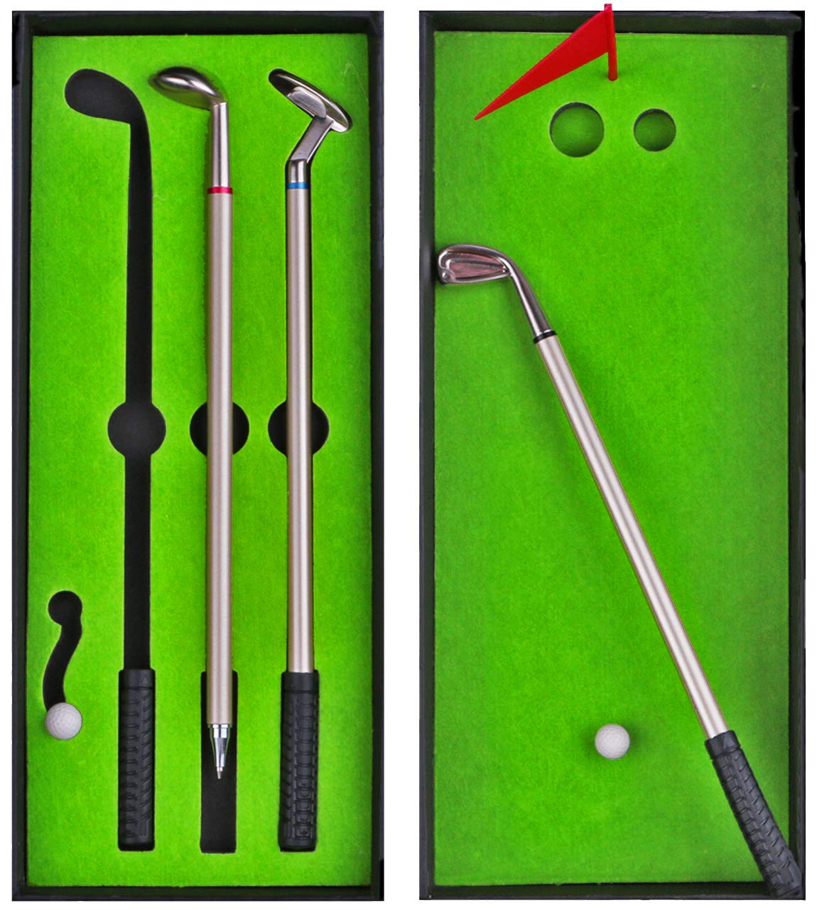 Funny Golf Pen Desktop Game - Unique Gift for Golf Lovers, Coworkers & Boss - Perfect Stocking Stuffer for Office, Home & Golf Club Entertainment