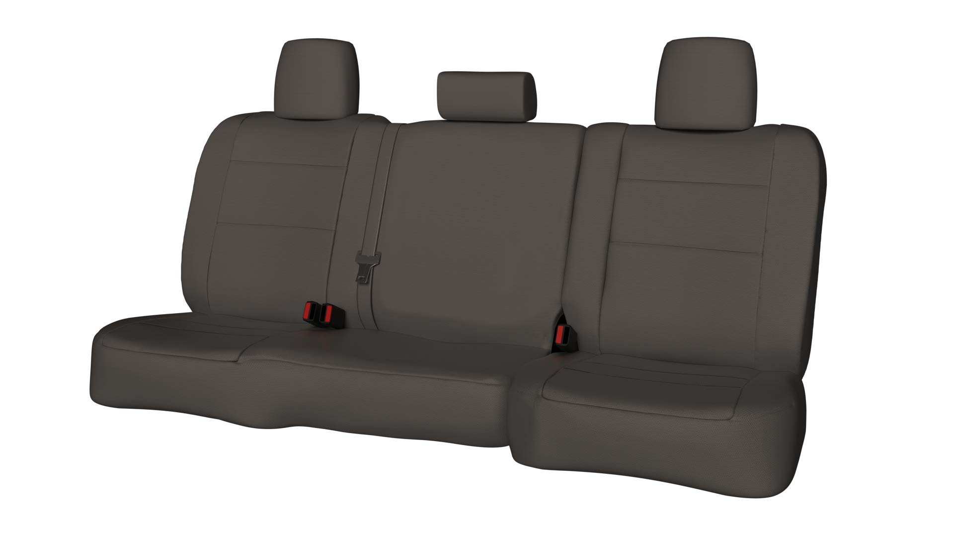 Waterproof Cordura Seat Covers for Honda Pilot (2016-2022) - Gray Rear Seat Covers with 60/40 Split, Pullout Armrest & 3 Adjustable Headrests | Durable Protection for Kids, Pets & Outdoor Adventures