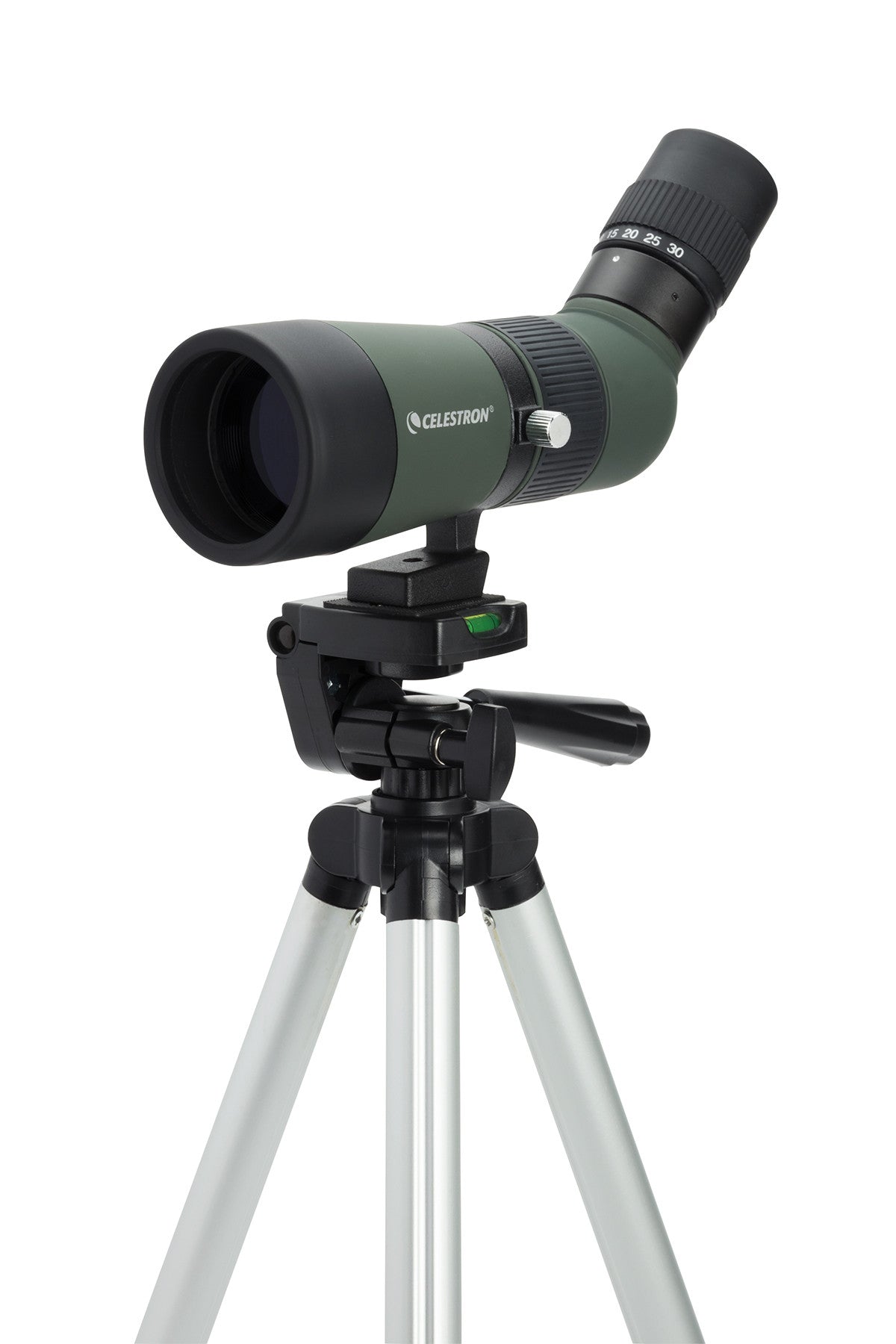 LandScout 10-30x50mm Zoom Angled Spotting Scope with Backpack Kit - Perfect for Bird Watching, Hunting, and Outdoor Adventures