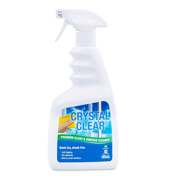 Clean Plus Advanced Crystal Clear Glass Cleaner - Streak-Free Formula for Windows, Mirrors & Glass Surfaces | Perfect for Home, Office & Car Cleaning