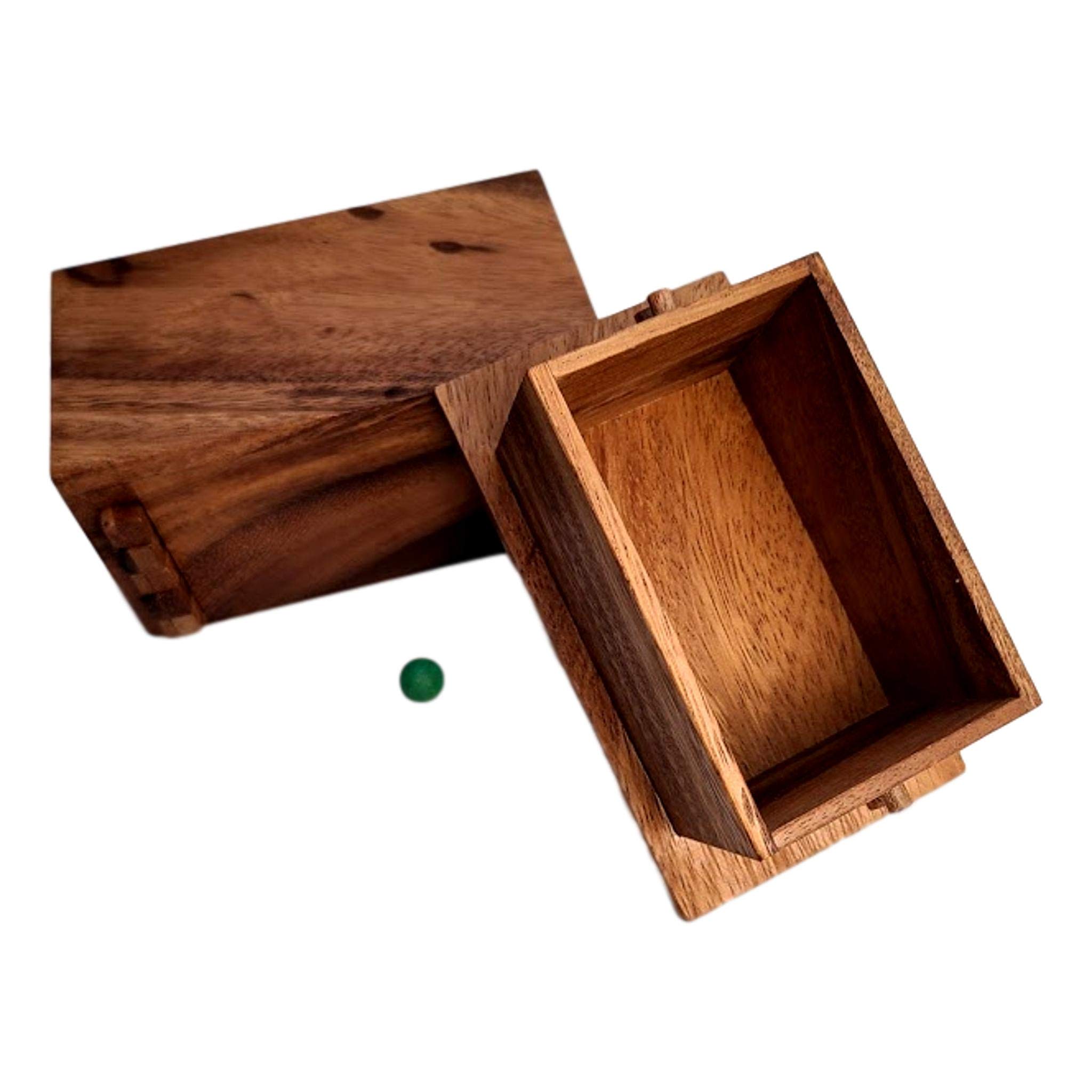 Secret Lock Box Wood Puzzle Box - Secure Gift Card & Money Storage - Perfect for Gifts, Treasure Hunts & Brain Teasers