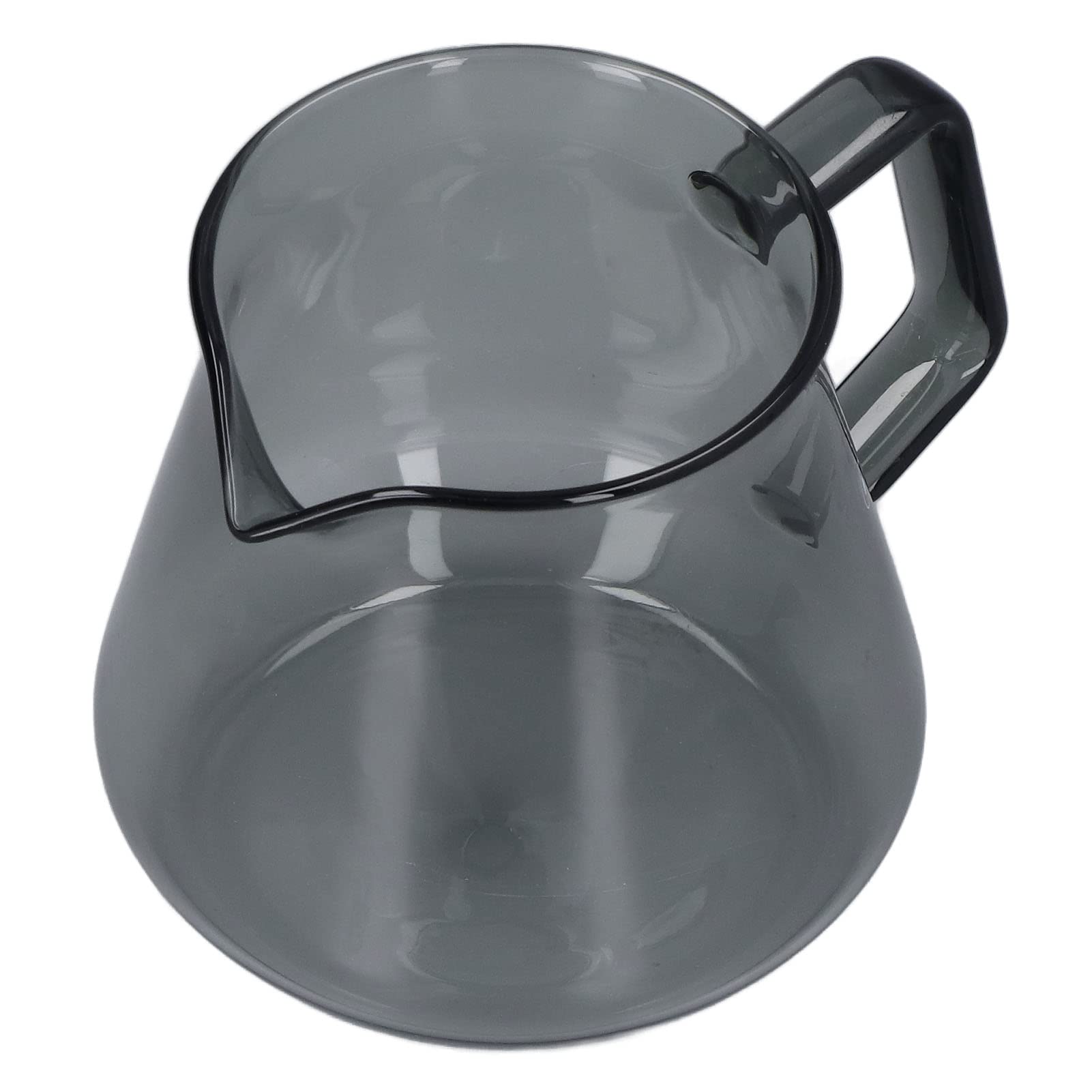 Premium 300ml High Borosilicate Glass Coffee Carafe - Electroplated Grey Replacement Pot for Drip Coffee Makers | Durable & Heat-Resistant for Home Kitchen, Office, or Coffee Shop Use