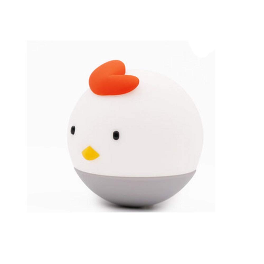 SPNEC USB Rechargeable Silicone Night Light - Tap Control, Soft Glow LED Bedside Lamp for Kids & Adults | Perfect for Nursery, Bedroom, Hallway & Bathroom Safety Lighting