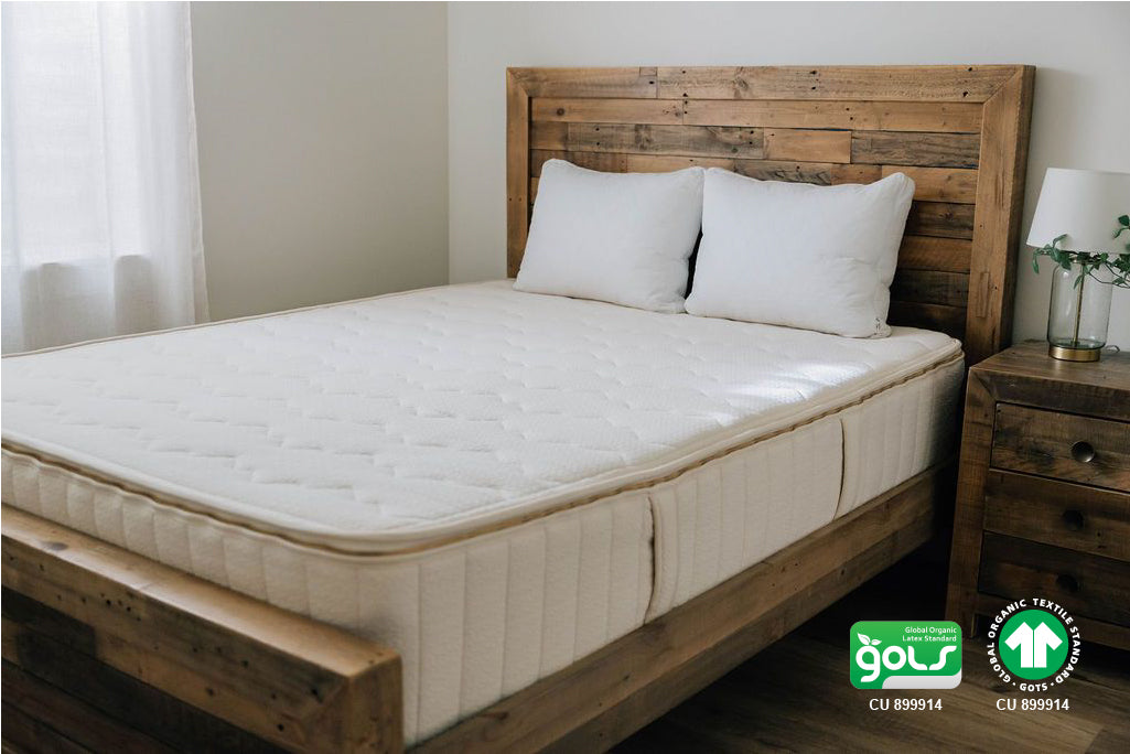 Organic ZipPure Luxe Mattress - Premium Comfort for Restful Sleep, Eco-Friendly & Hypoallergenic - Perfect for Bedrooms, Guest Rooms & Eco-Conscious Homes