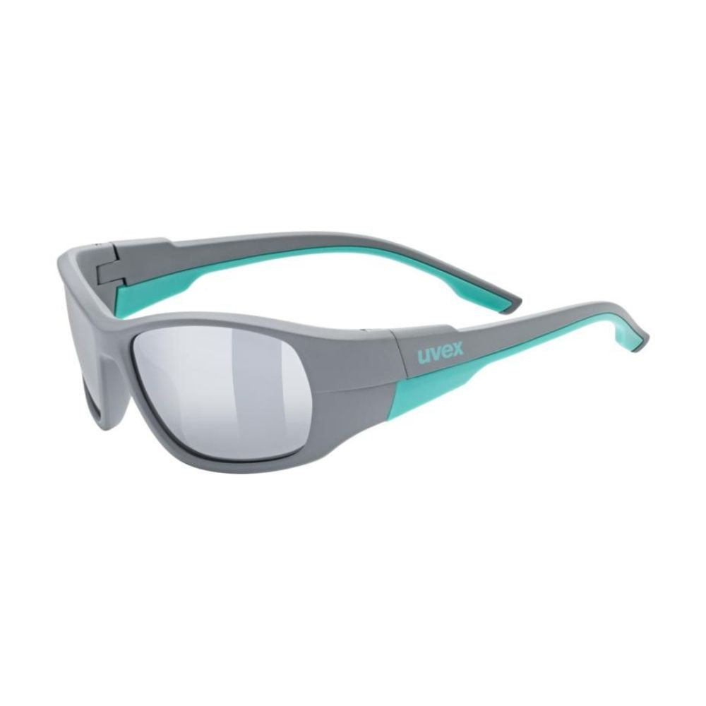 UVEX Children's Sportstyle 514 Sunglasses for Kids 5-10 Years - Grey Matte Frame, UV Protection, Durable & Lightweight - Perfect for Outdoor Sports, Cycling & Summer Activities