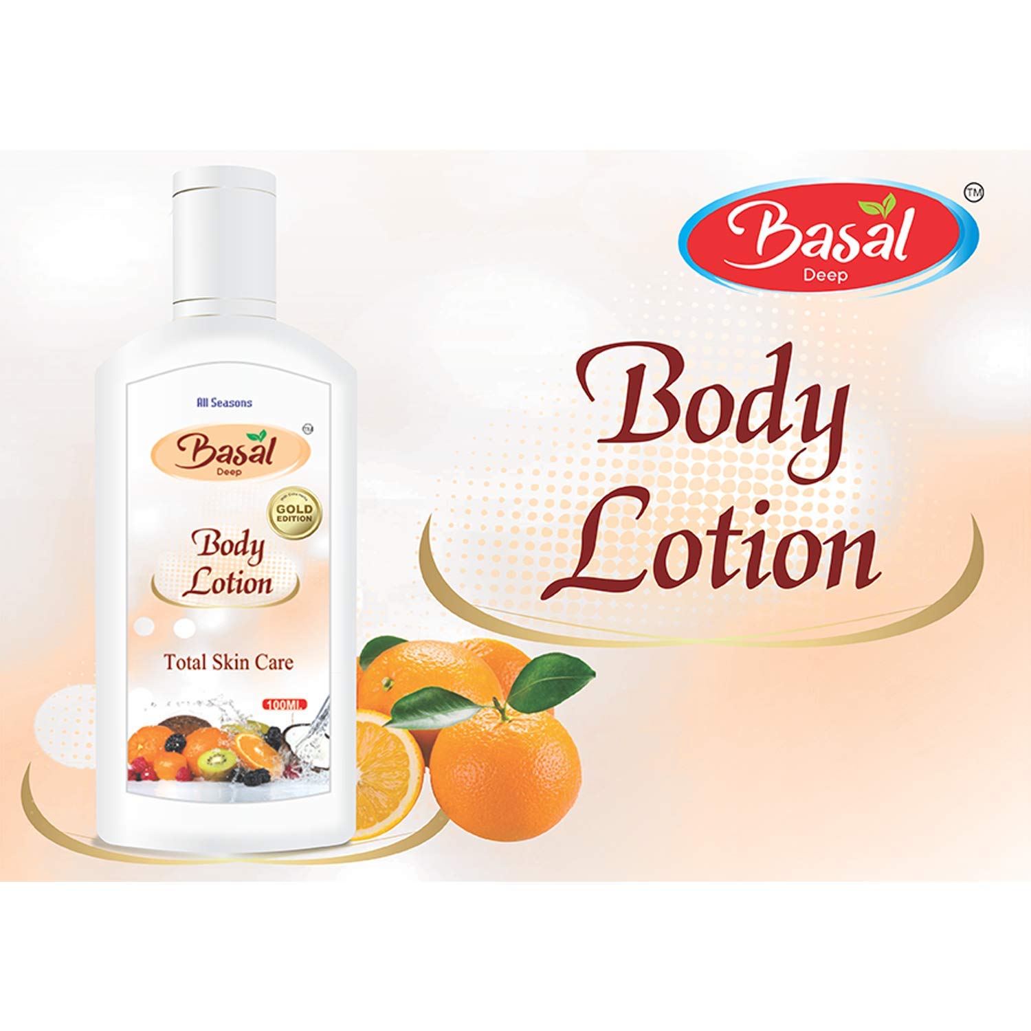 Basal Deep Moisturizing Body Lotion (Gold Edition) - Hydrating & Nourishing Skin Care for Dry Skin - Perfect for Daily Use & Nighttime Routine