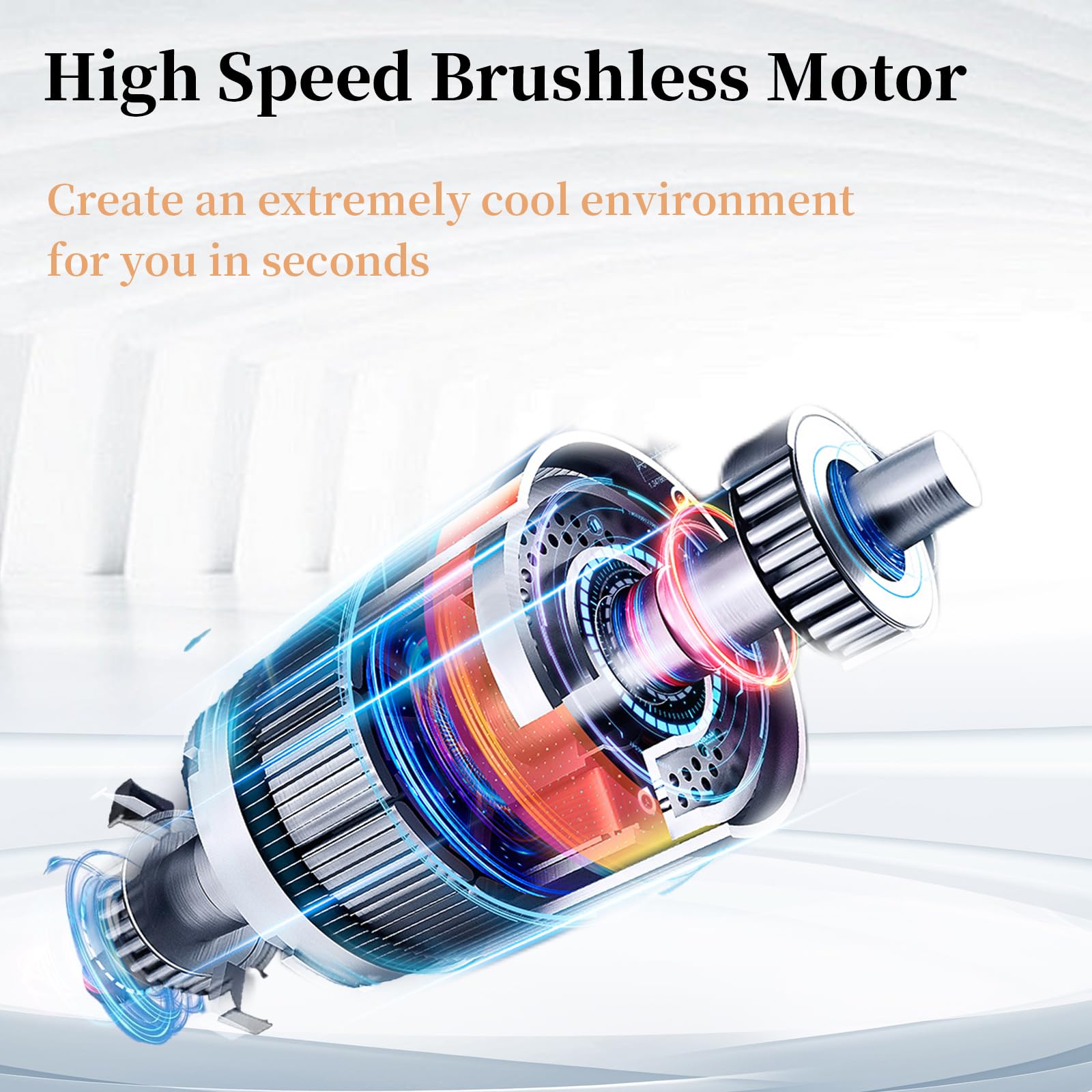 Oscillating Wall Mount Fan with Adjustable Tilt - 10 Speed Settings, Metal Grille, 24V DC Inverter, 8-Hour Timer & 90° Oscillation | Perfect for Home Cooling, Bedroom Air Circulation, Gym Ventilation & Office Use