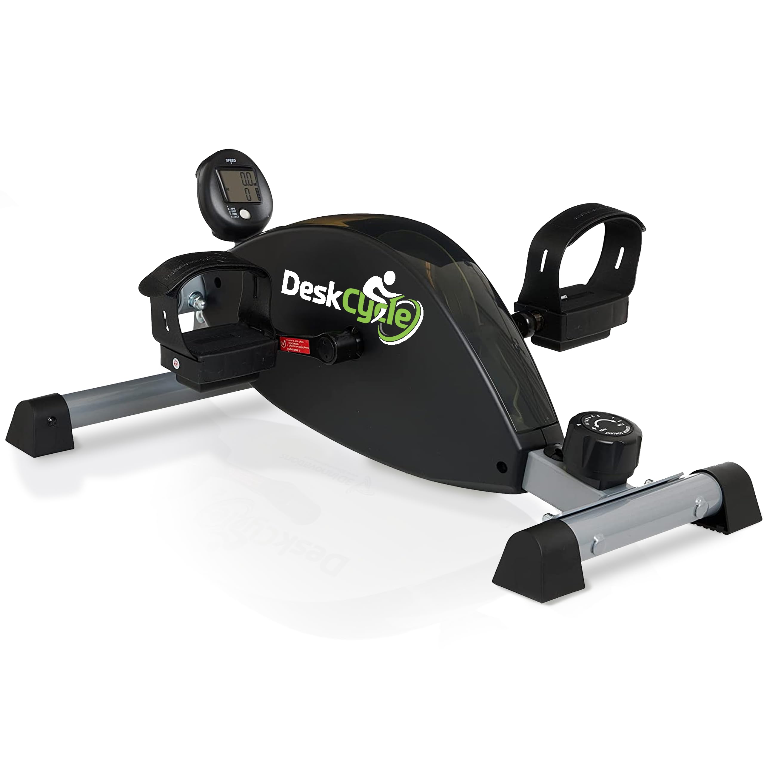 DeskCycle Under Desk Bike Pedal Exerciser - Adjustable Height Stationary Bike for Home & Office Workouts - Stay Active While Working or Watching TV