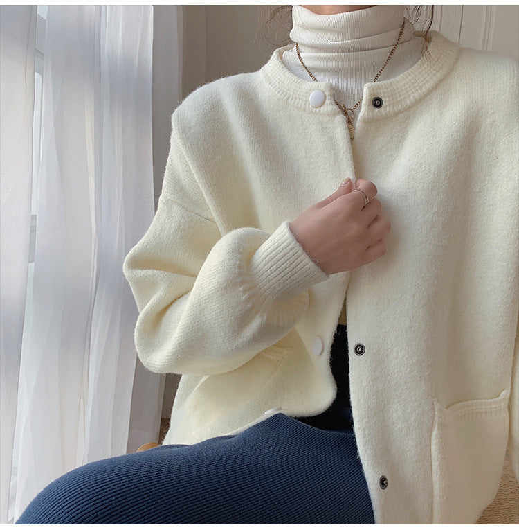 Women's Stylish Cardigan Sweater - Soft & Comfortable Knitwear for Casual Wear, Office & Layering