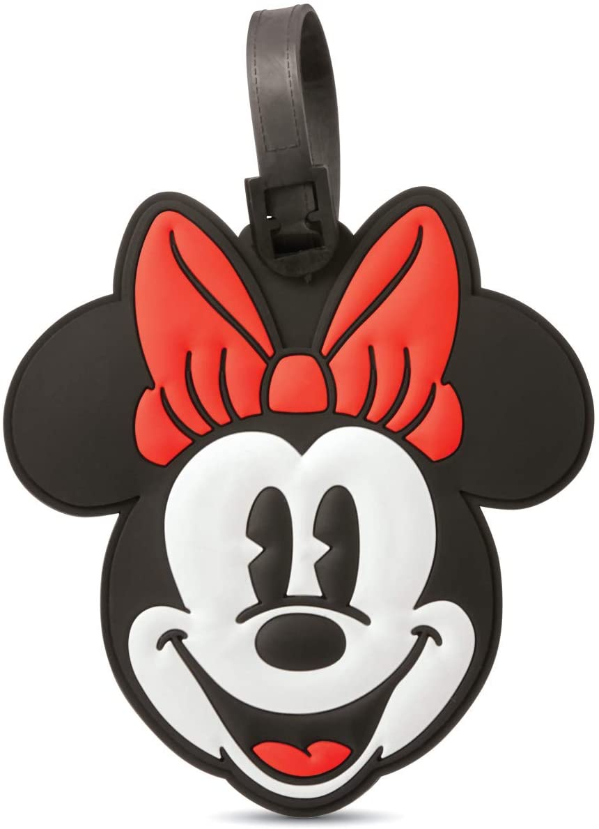 American Tourister Disney Minnie Mouse Luggage ID Tag - Personalized Travel Accessory for Kids & Adults - Perfect for Suitcases, Backpacks & Carry-Ons