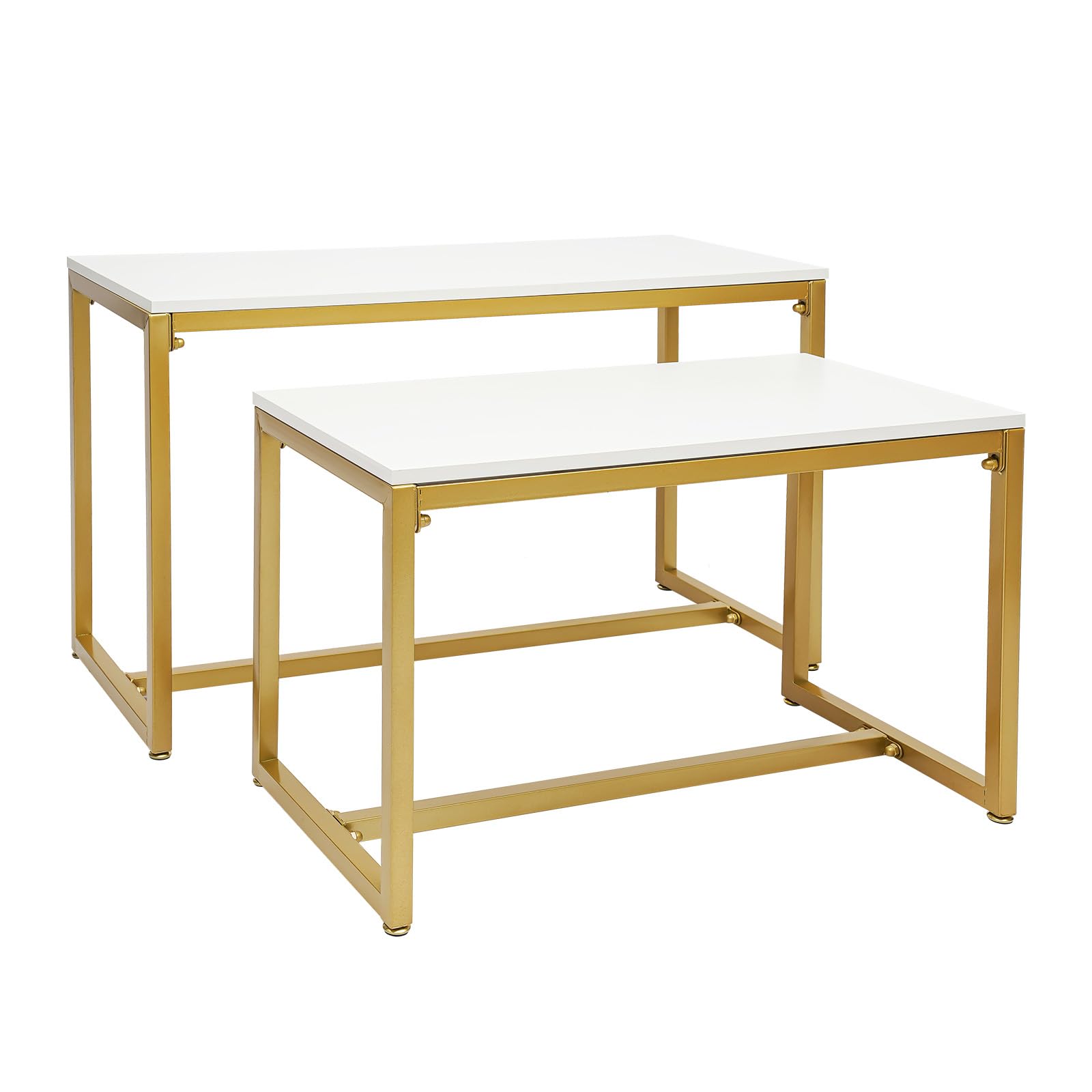 2-Piece Metal Shoe & Handbag Display Stand Set - Steel Pipe & Melamine Board Retail Store Shelving for Clothing Shops, Hotels, Garment Factories | Perfect for Home Decor, Boutique Displays & Commercial Use