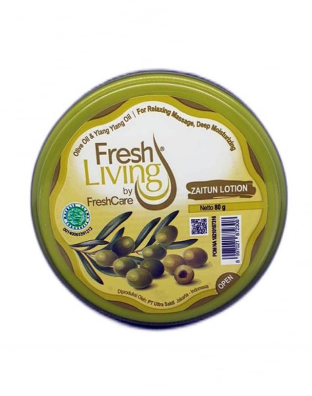 Zaitun Olive Oil Lotion, 80g (Pack of 5) - Moisturizing Body Cream for Dry Skin, Natural Hydration for Hands & Feet - Perfect for Daily Skincare Routine & Gift Sets