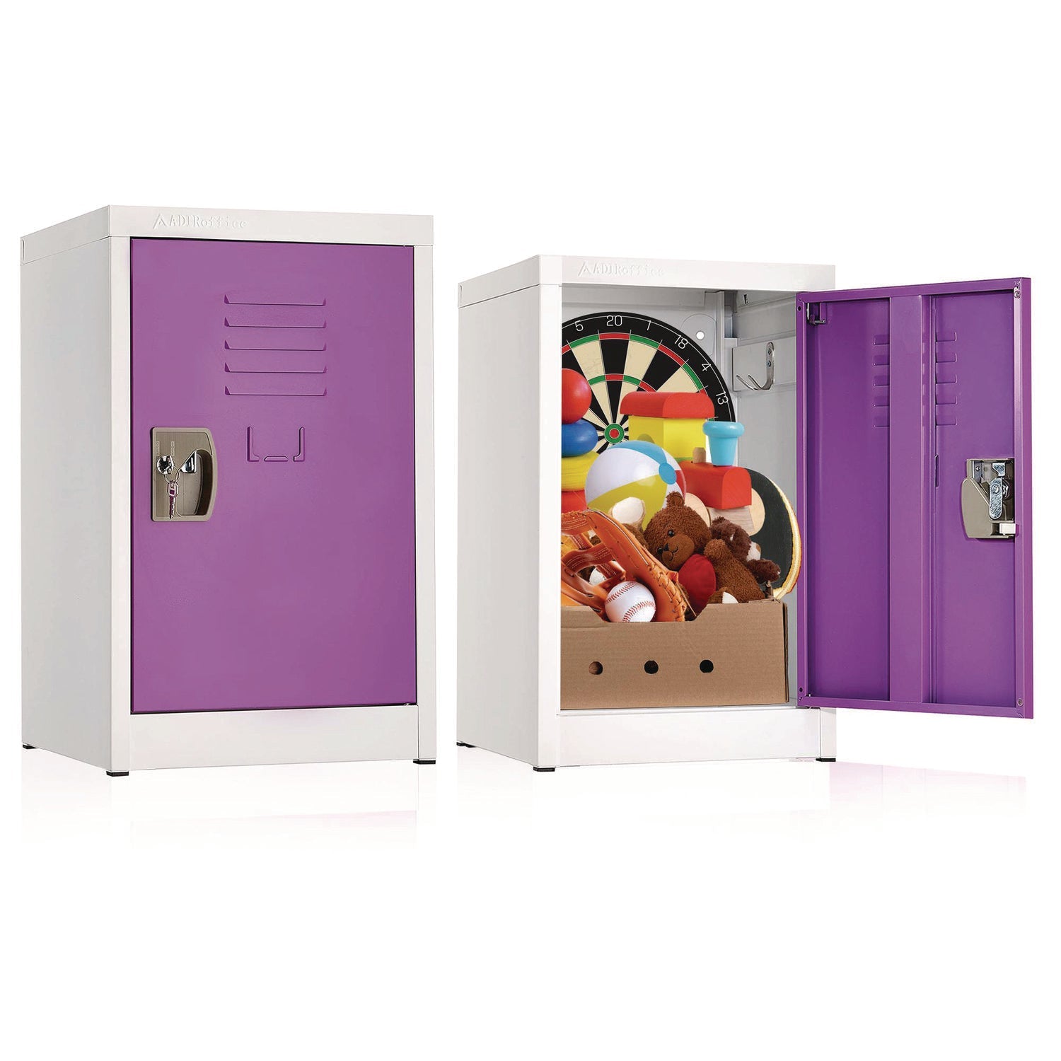 AdirOffice Steel Storage Locker - 1 Compartment, 15