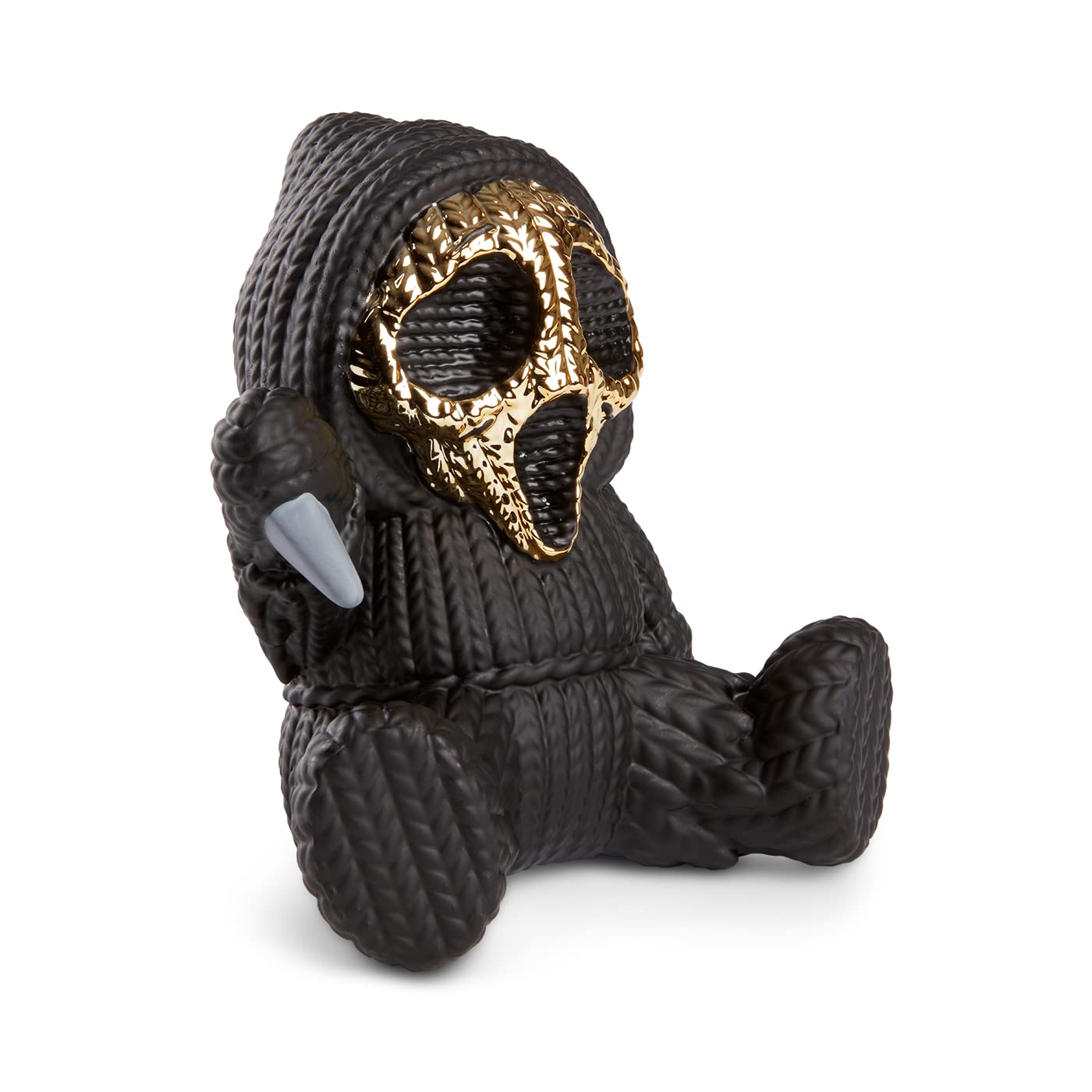 Limited Edition Chrome Gold Ghost Face #129 - Handmade by Robots | Halloween Decor, Cosplay Mask, Collectible Art Piece