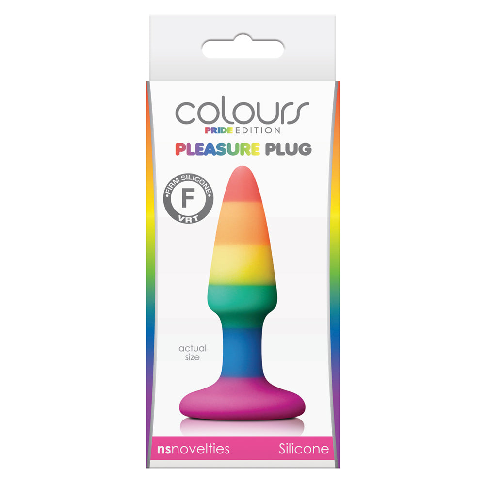 Vibrant Pride Edition Silicone Anal Plug - Mini Size for Comfort & Discretion | Perfect for Solo Play & Couples Fun
