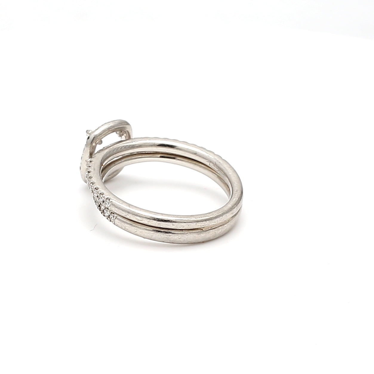 0.20 Carat Round Brilliant I SI1 Diamond Platinum Semi Mount Ring - Perfect for Engagement, Wedding Bands & Anniversary Gifts