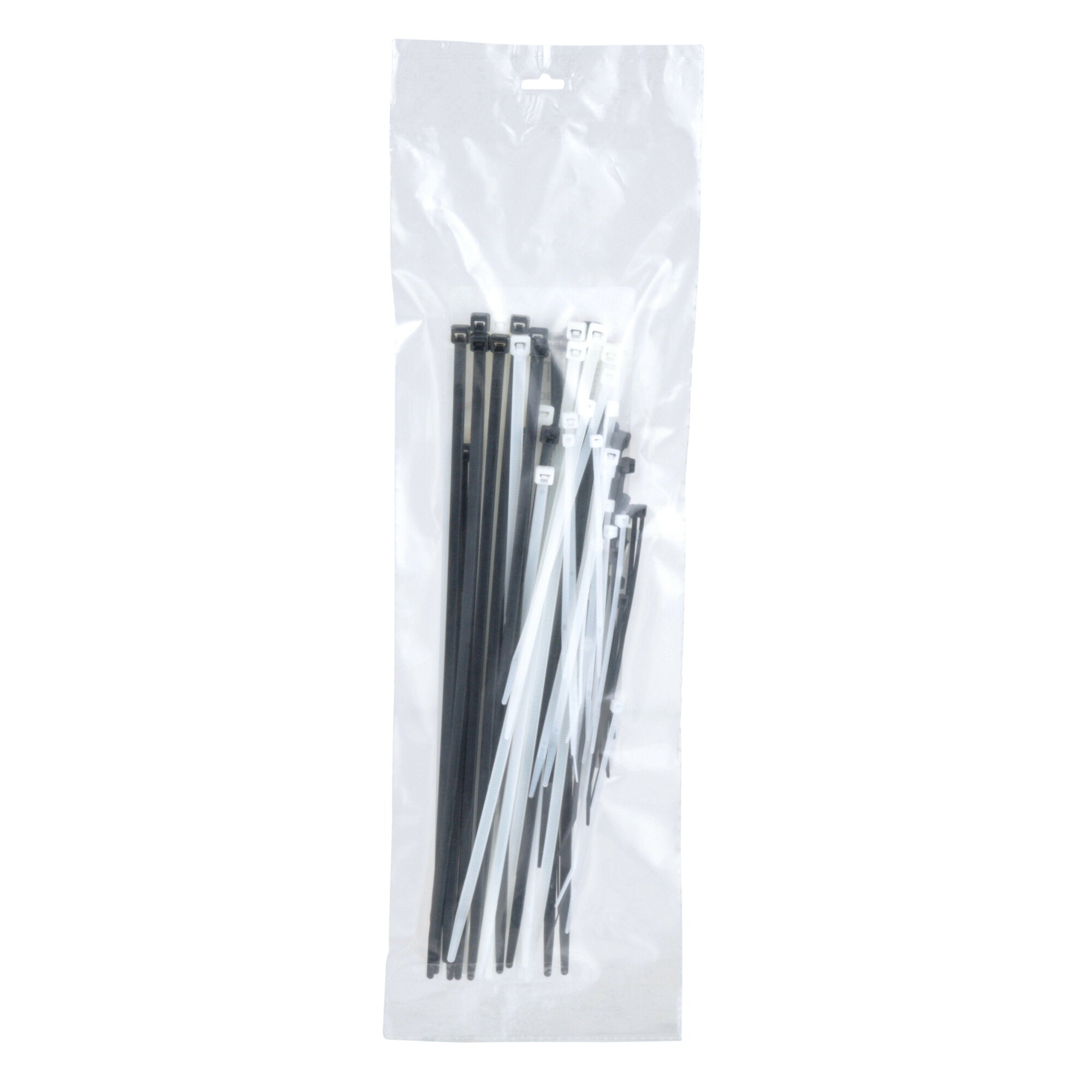 3M Assortment Pack Cable Tie CT06220 - 100-Piece Plenum Rated Nylon Zip Ties for Home, Office & Industrial Organization - Secure Wires, Cables & Bundles