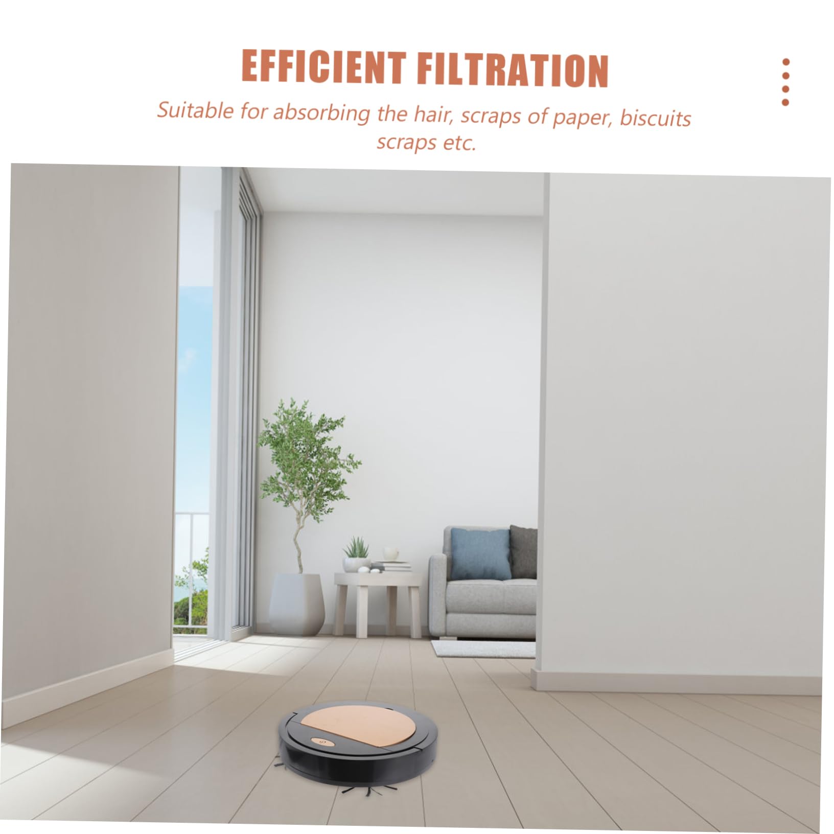 Smart Robotic Vacuum & Mop Cleaner with Long-Lasting ABS Body & Efficient Filtration System - Perfect for Hardwood Floors, Tile & Pet Hair Cleaning in Homes