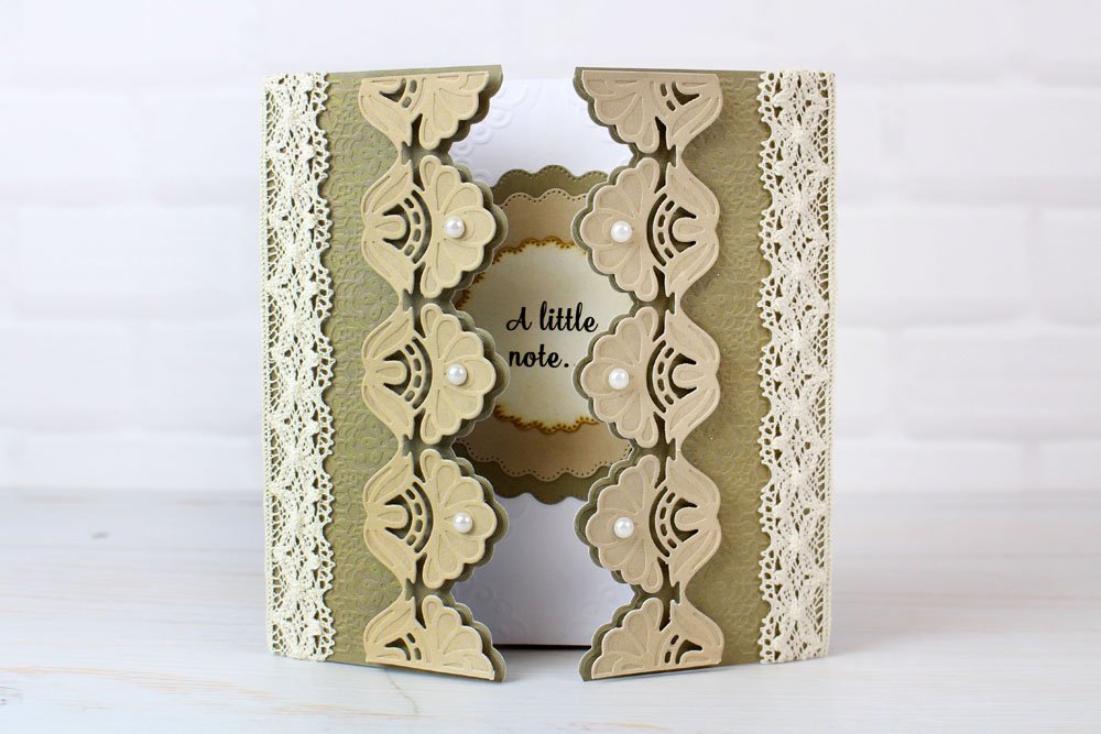 Tattered Lace Die Essentials - Dumure Lace Decorative Die Cut for Scrapbooking, Card Making, and DIY Paper Crafts